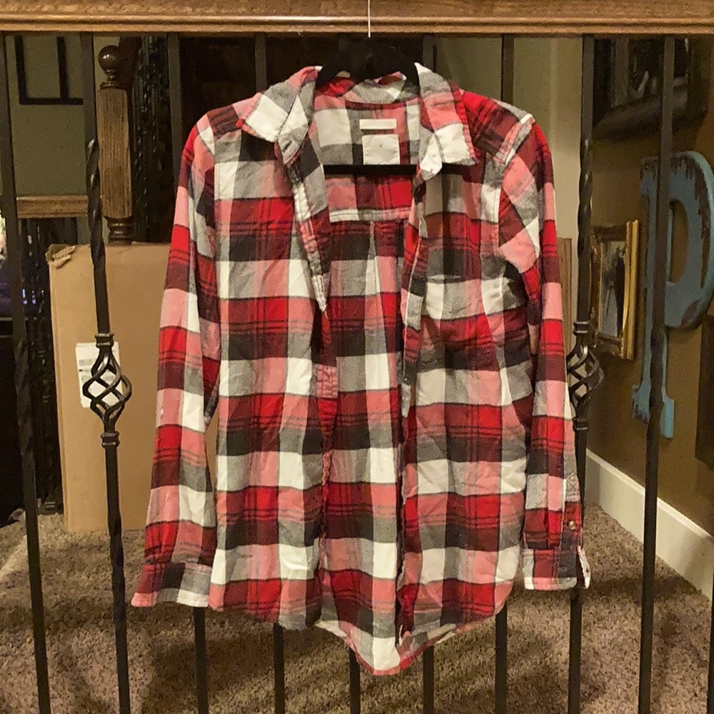 red and black plaid flannel